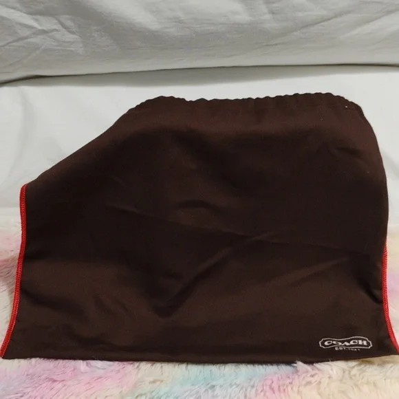 SALE! Auth Coach Denim Y2K Vintage Signature Baby Blue Handbag/Dust Bag - Picture 15 of 15